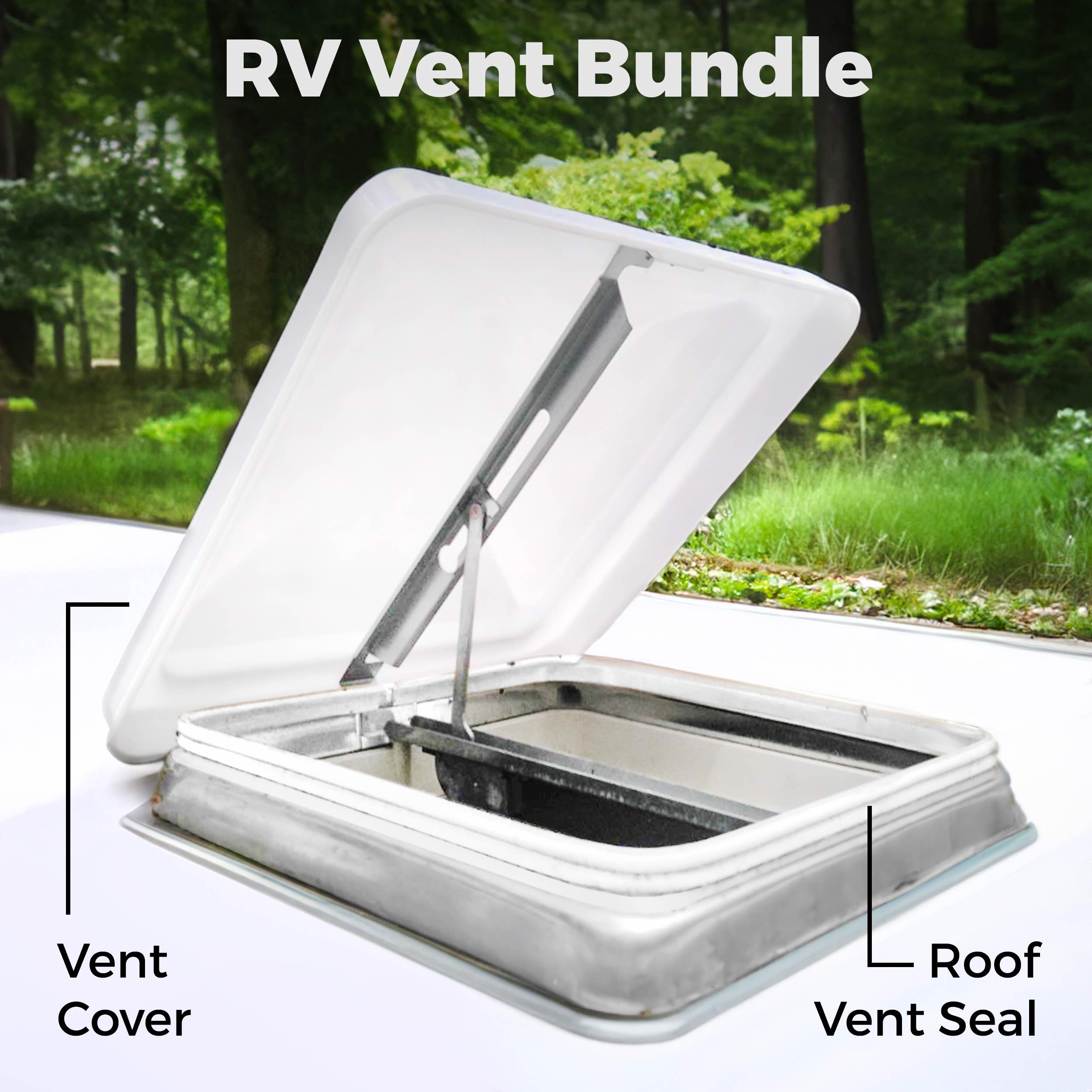 14" UNIVERSAL RV ROOF VENT COVER